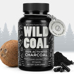 Activated Charcoal Capsules, 60 servings - Made from 100% Organic Coconuts