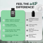 Activated Charcoal Capsules, 60 servings - Made from 100% Organic Coconuts