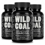 Activated Charcoal Capsules, 60 servings - Made from 100% Organic Coconuts