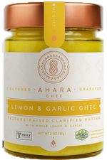 Grass-Fed Lemon & Garlic Ghee | Ahara Rasa