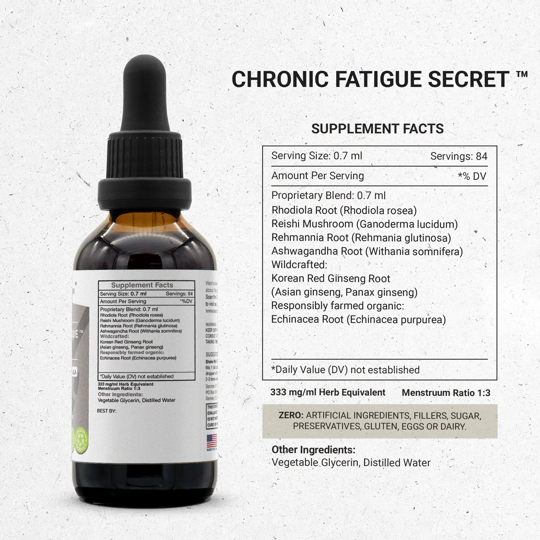 Chronic Fatigue Secret - Energy/Endurance Formula
