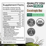 CocoTropic, 32 servings – Organic Mushroom Mix for Energy & Focus
