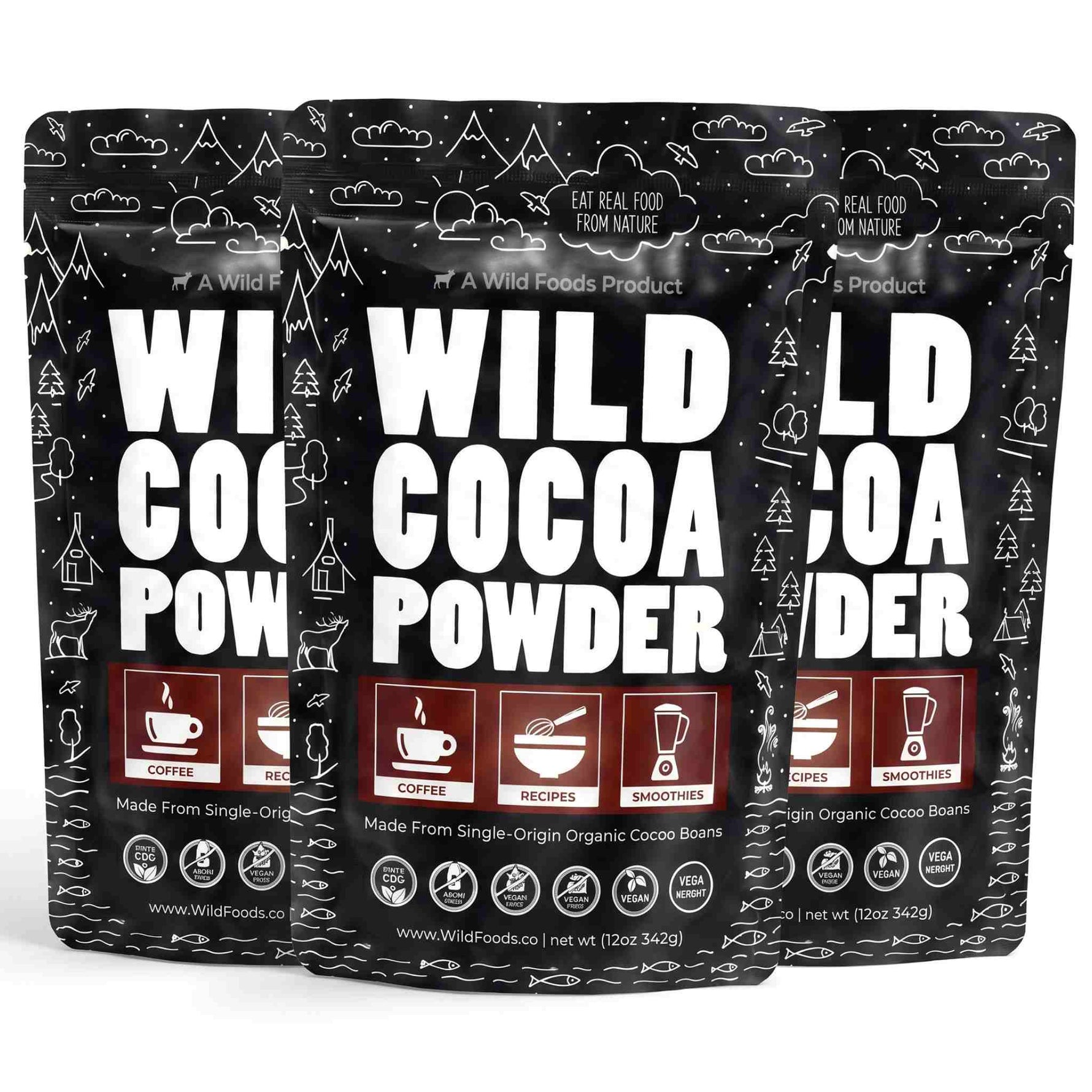 Cocoa Powder, 57 servings - Single-Origin Antioxidant