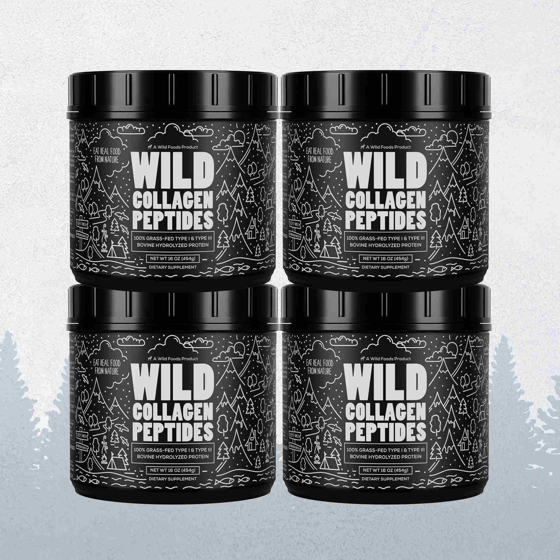 Grass-Fed Collagen Peptides, 41 servings – Skin, Hair & Joint Support Collagen