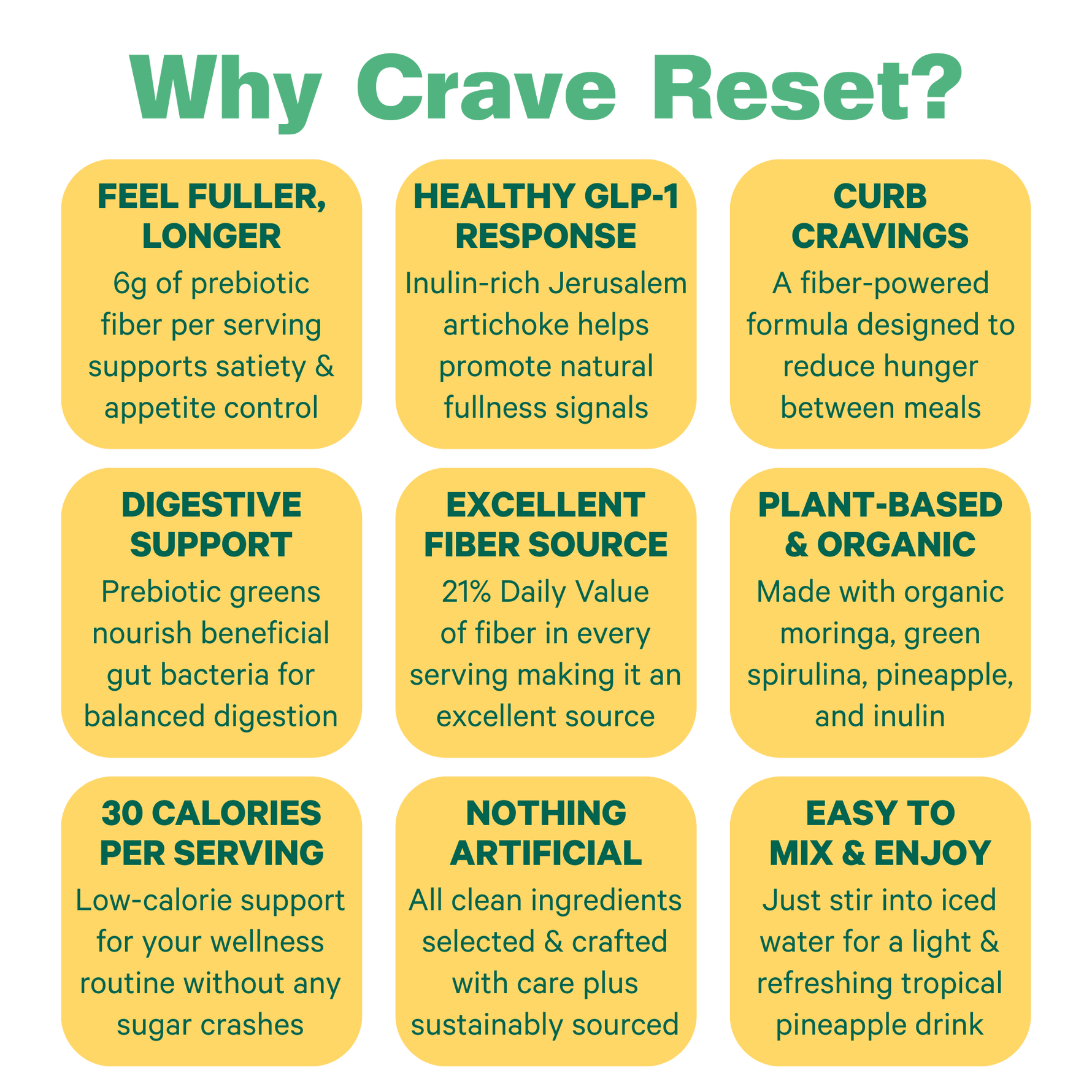 Crave Reset Superfood Drink Mix