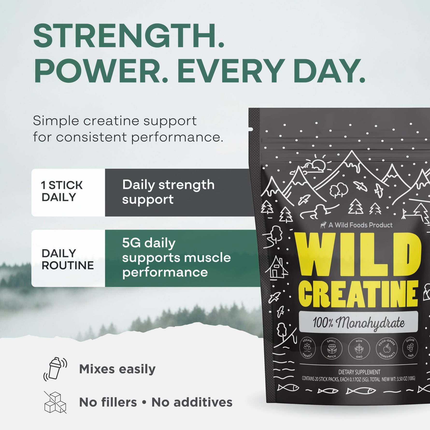 Wild Creatine Monohydrate