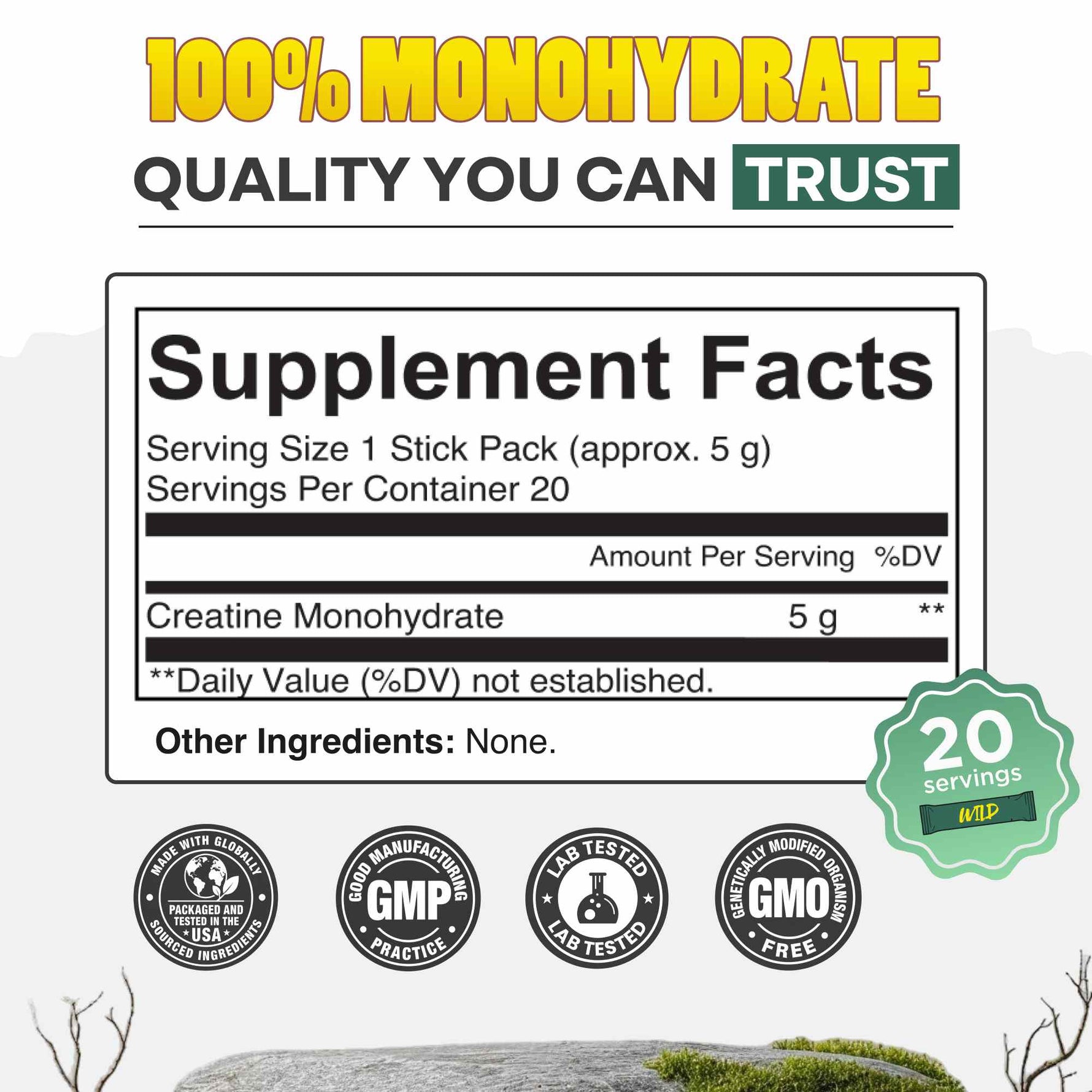 Wild Creatine Monohydrate