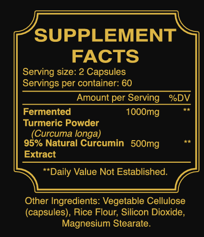 CurcumaMAX Fermented Turmeric Capsules – Enhanced Curcumin, Lead-Free – 120 Count