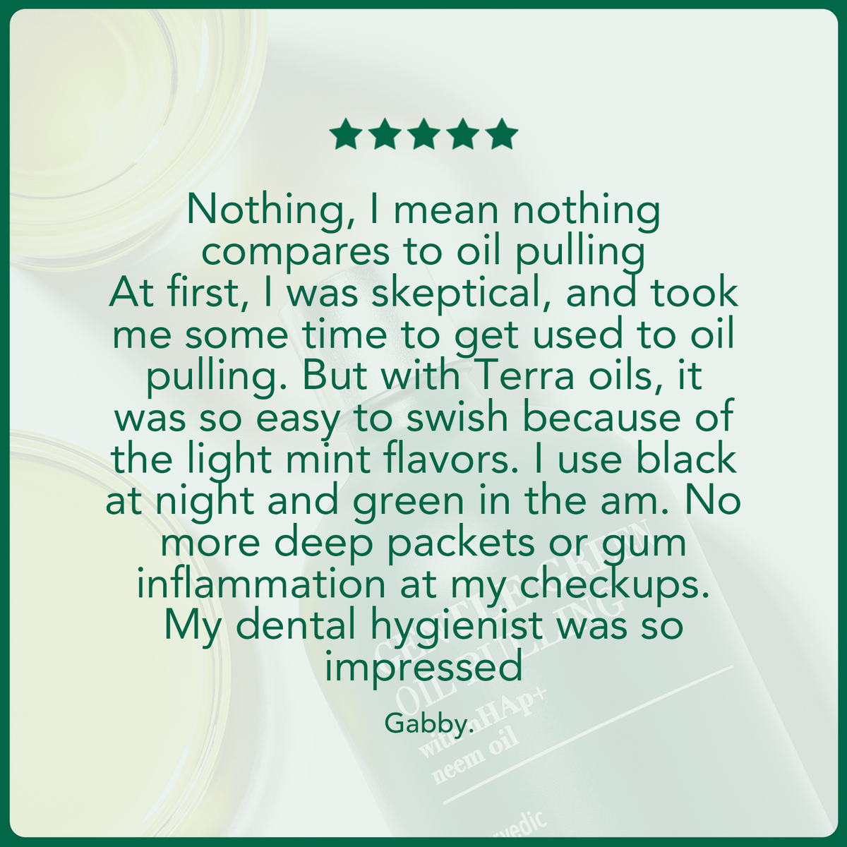 Oil Pulling Bundle – Gentle Green + Brilliant Black