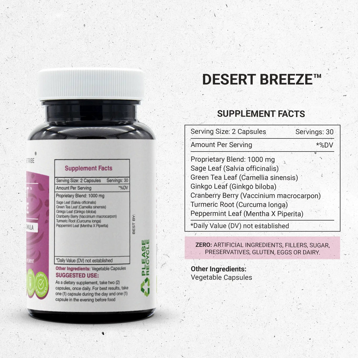 Desert Breeze Capsules - Fresh Breath Formula