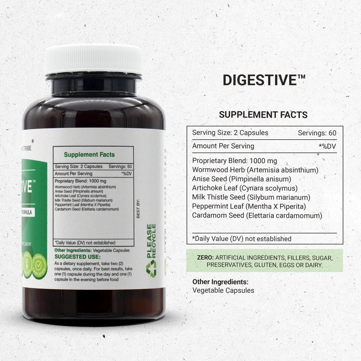 Digestive Capsules - Healthy Digestion Formula