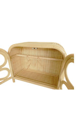 Rattan Doll Clothes Wardrobe | Boho Butterfly Dresser for Kids | Eco-Friendly Nursery Decor