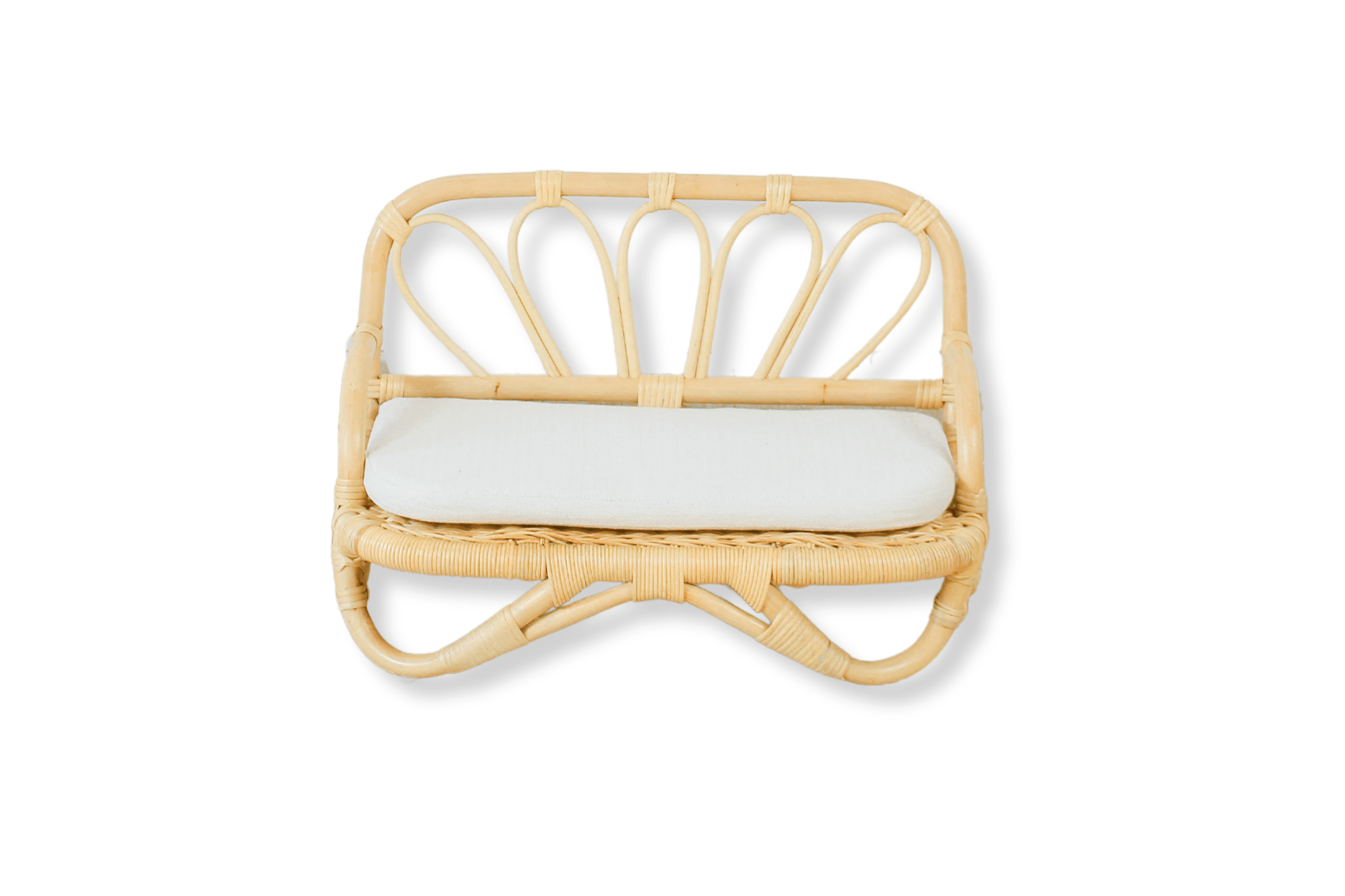The Heirloom Doll Couch | Boho Montessori Doll Furniture | Eco-Friendly Pretend Play Sofa for Dolls