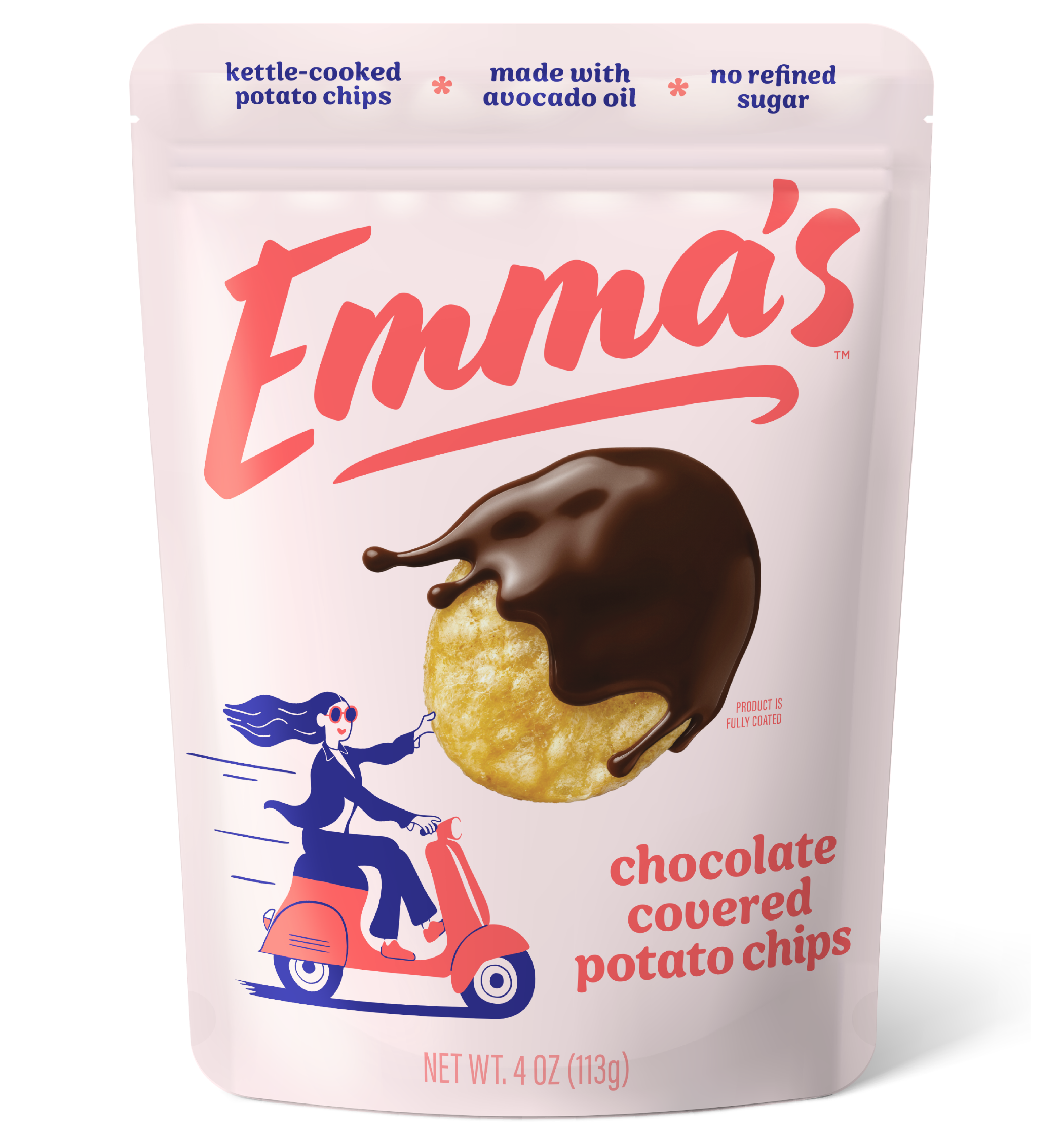 chocolate-covered potato chips