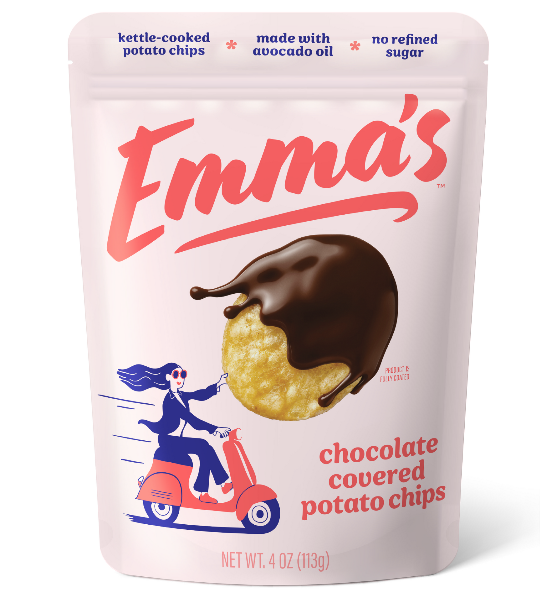 chocolate-covered potato chips