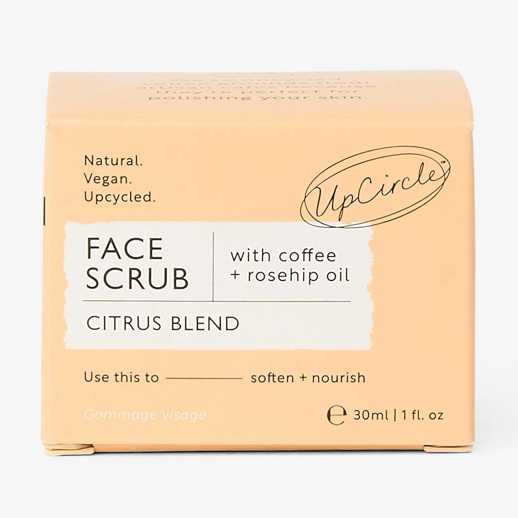 Natural Face Scrub – Citrus Blend – Travel Size