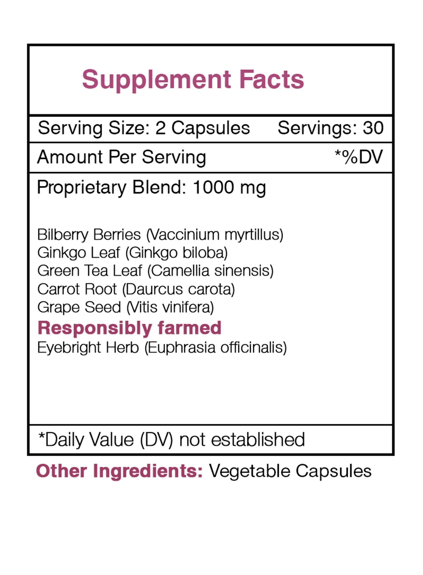Falcon Eye Capsules - Healthy Vision Support