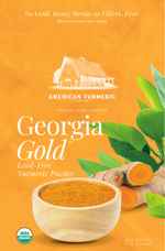Georgia Gold Fermented Turmeric Powder – Certified Lead-Free, Enhanced Bioavailability