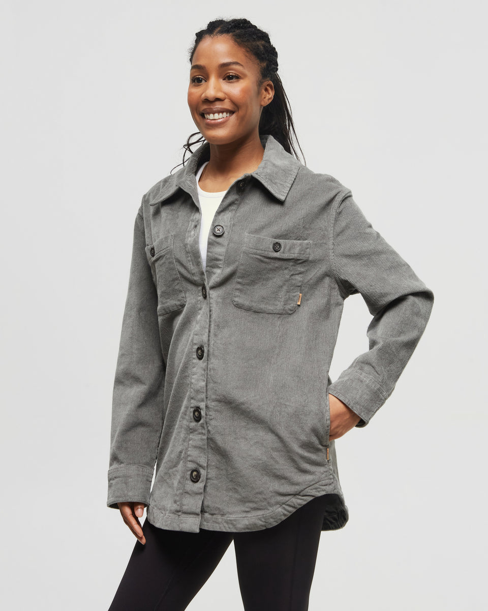EcoStretch Corduroy Overshirt