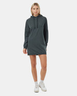 Oversized French Terry Hoodie Dress
