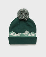 Mountain Scenic Pom Beanie