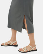 TreeBlend V-Neck Midi Dress