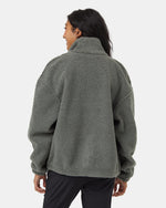 Recycled Boucle Reversible Full Zip