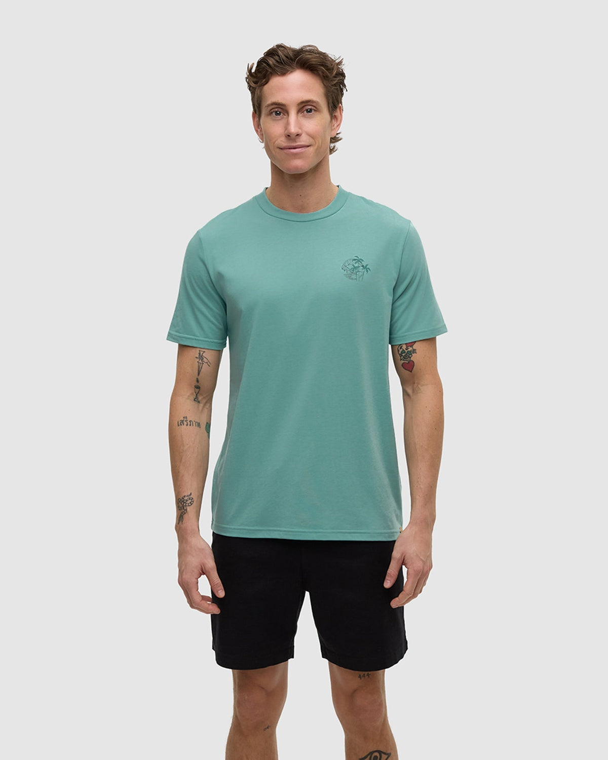 Haiti Palm Overlay T-Shirt