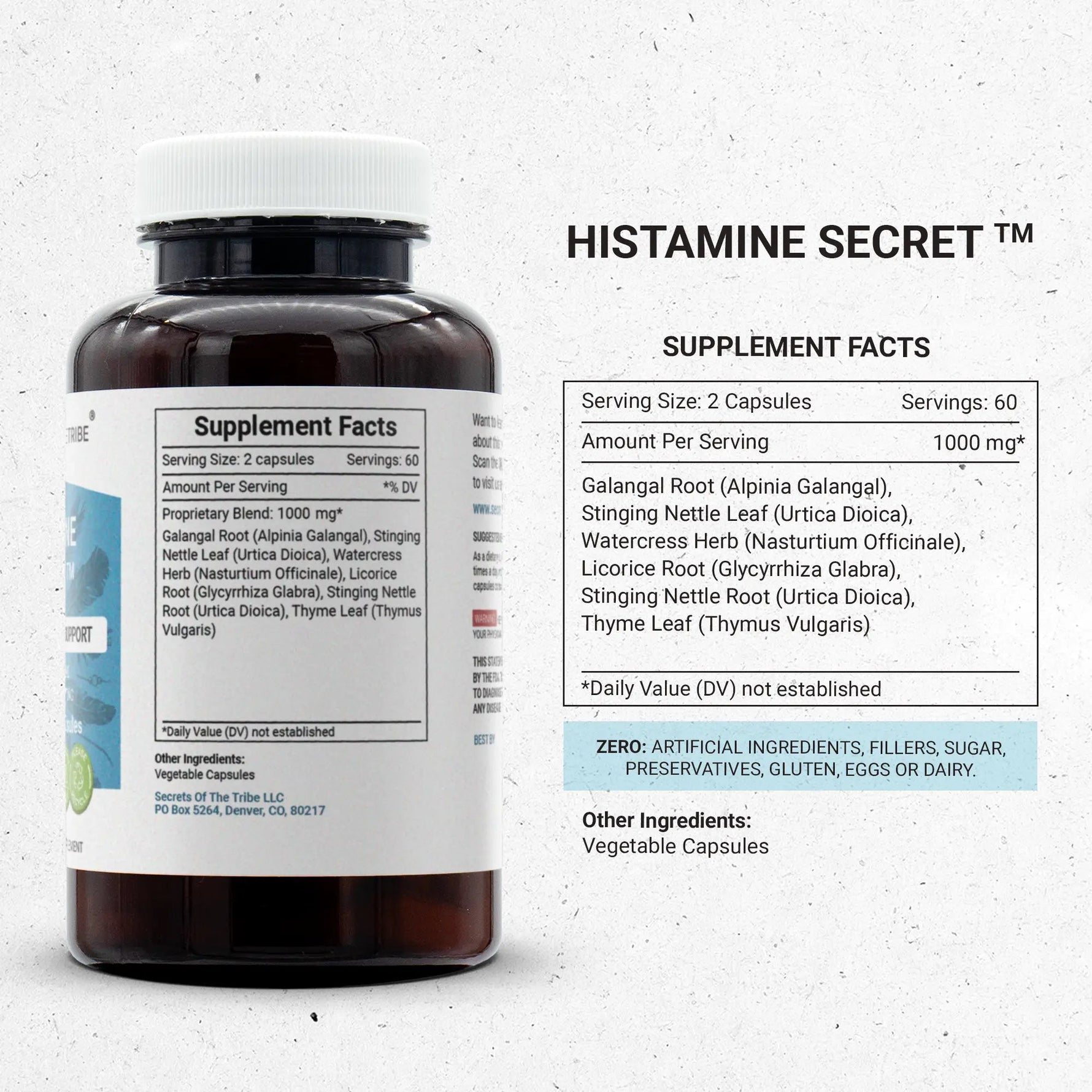 Histamine Secret Capsules - Allergic Reaction Support