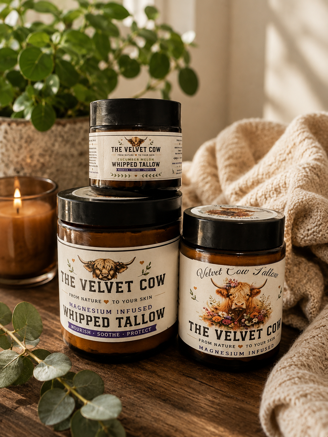 Tallow Magnesium Body Cream | Sleep & Muscle Relief