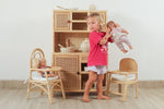 Little Feast Rattan Doll High Chair