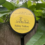 4 oz. Lemon Lavender Tallow Balm | Calming Natural Moisturizer | Balmy Tallow