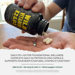 Vitamin K2 (MK-7) & Vitamin D3 (5000 IU) & Black Pepper Extract
