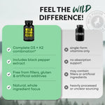 Vitamin K2 (MK-7) & Vitamin D3 (5000 IU) & Black Pepper Extract