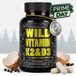 Vitamin K2 (MK-7) & Vitamin D3 (5000 IU) & Black Pepper Extract