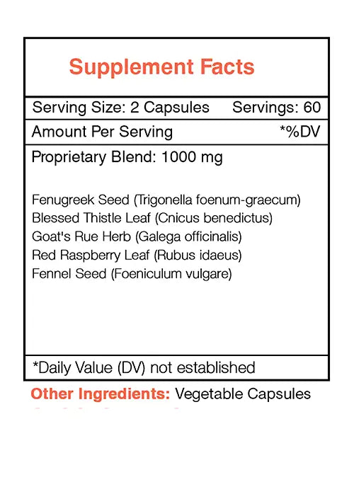 Lactation Secret Capsules - Mother's Milk Support