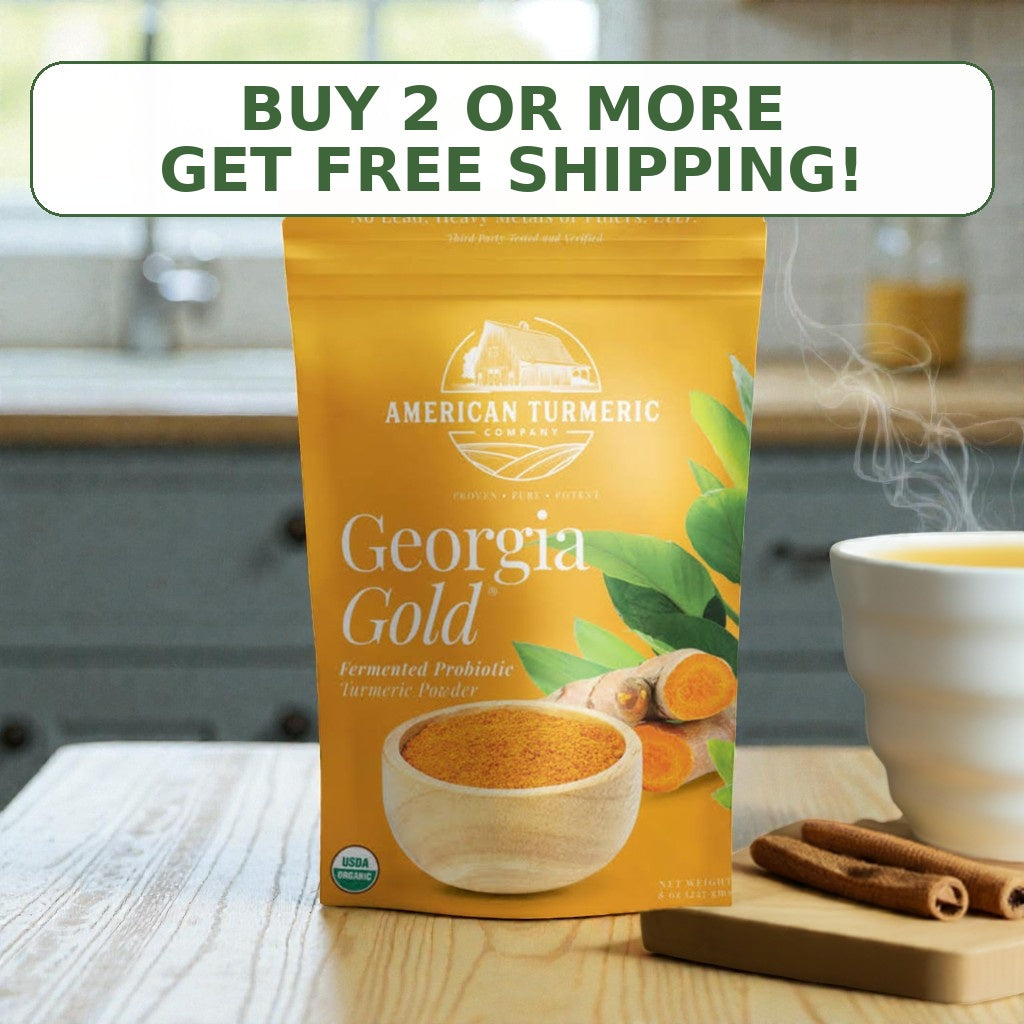 Georgia Gold Fermented Turmeric Powder – Certified Lead-Free, Enhanced Bioavailability