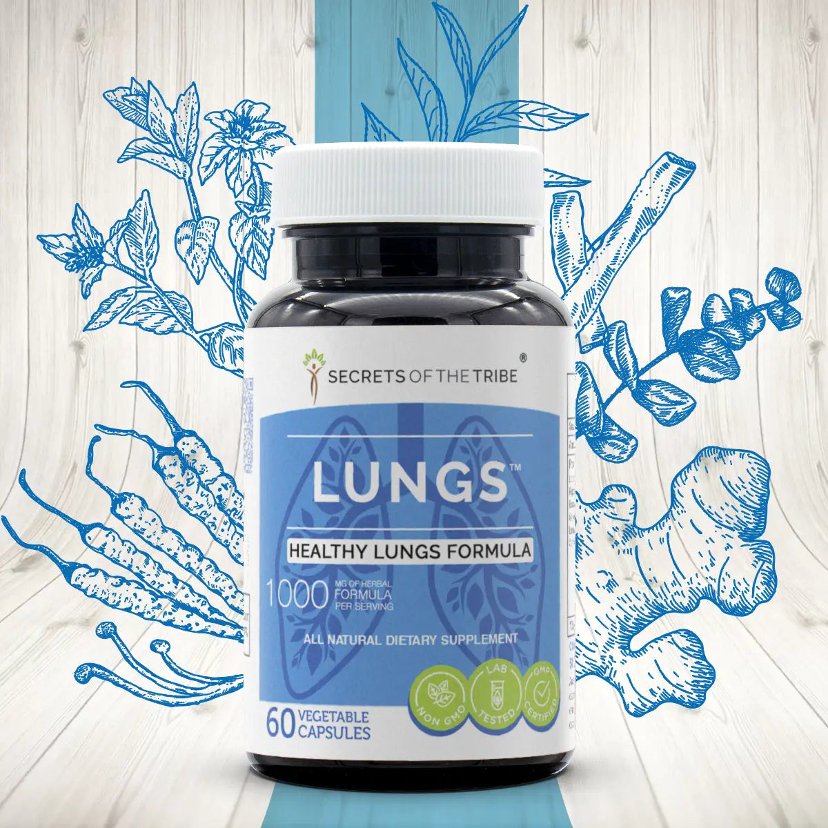 Lungs Capsules - Healthy Lungs Formula