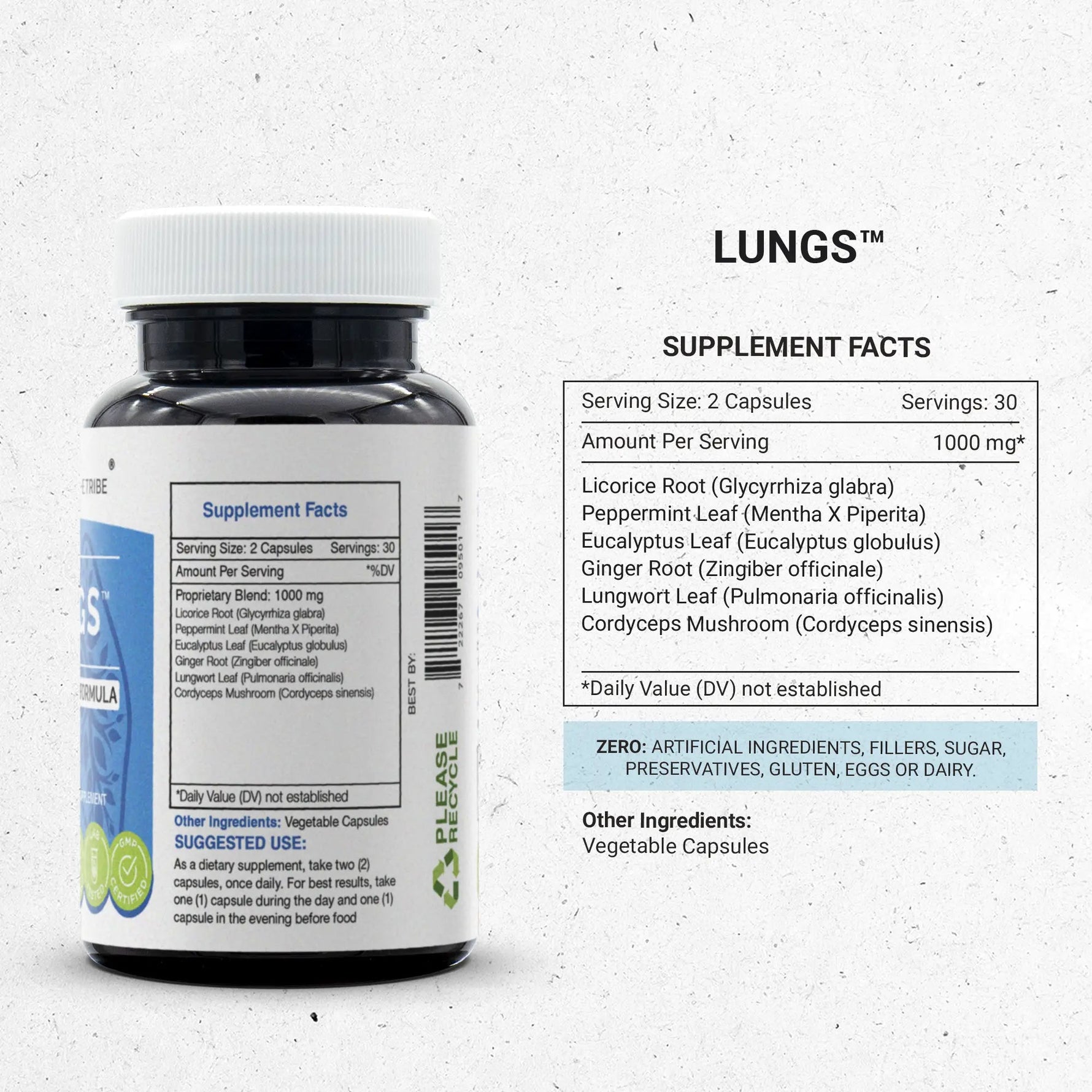 Lungs Capsules - Healthy Lungs Formula