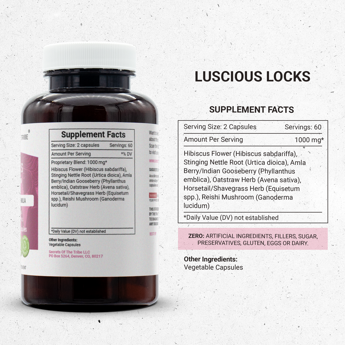 Luscious Locks Capsules - Healthy Hair Formula