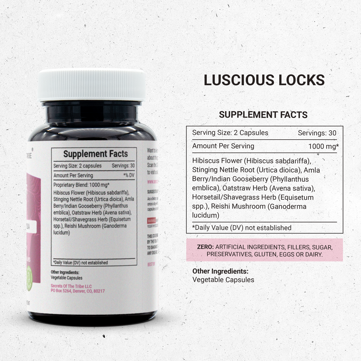 Luscious Locks Capsules - Healthy Hair Formula