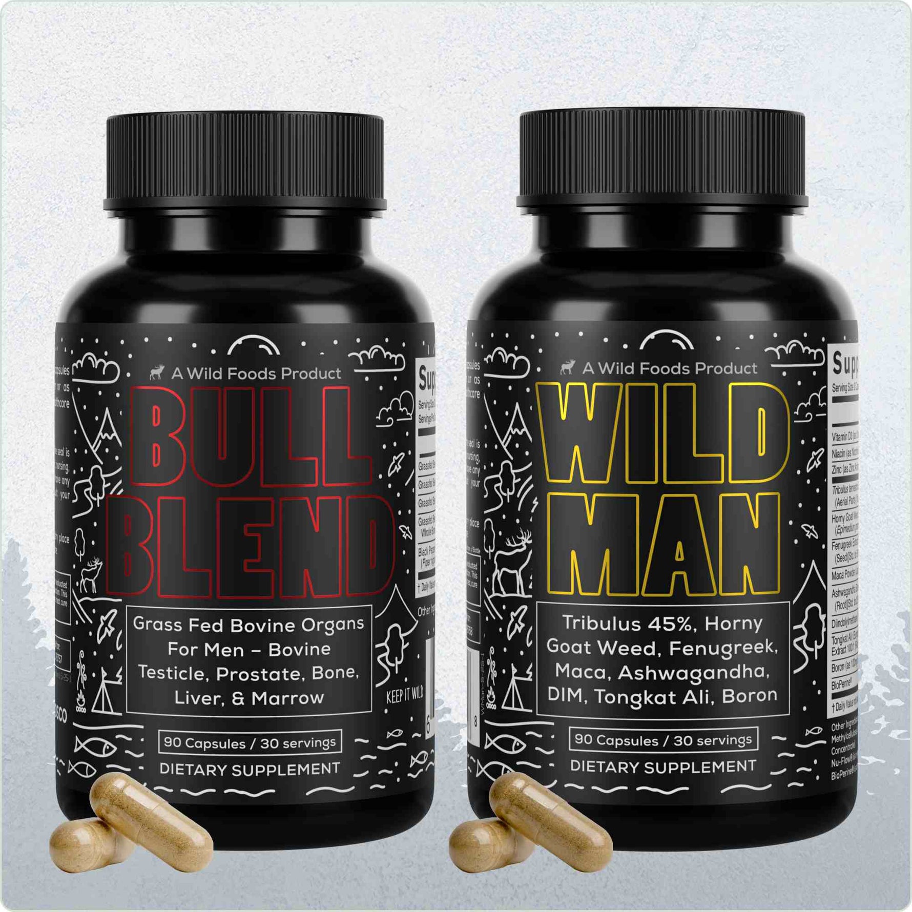 Wild Man Herbal Stack – Male Wellness Stack & Performance