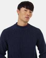 Highline Mock Neck Waffle Crew