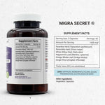 Migra Secret Capsules - Headache/Migraine Support