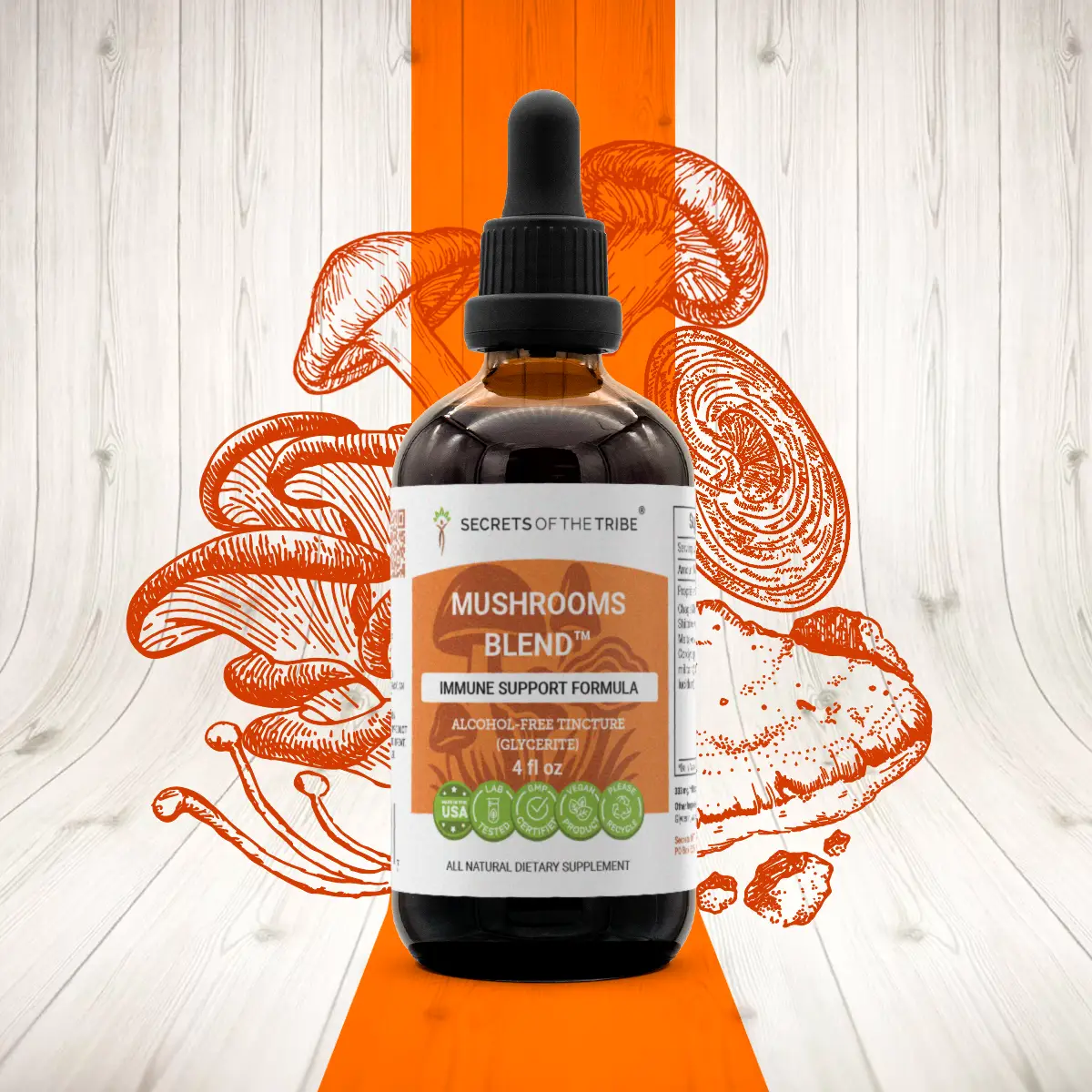 Mushrooms Blend - Immune Support Formula