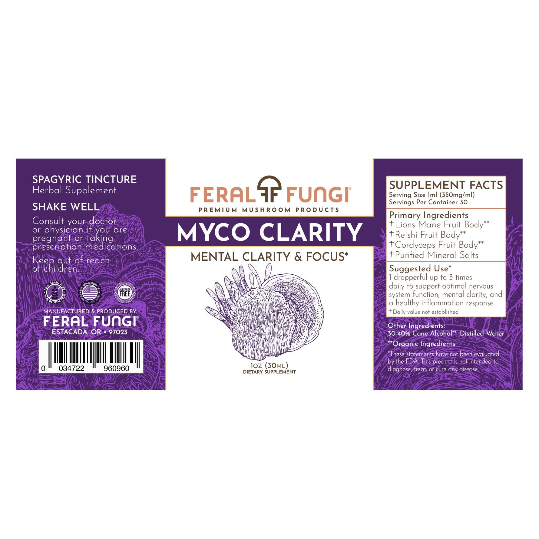 Myco-Clarity Spagyric Tincture