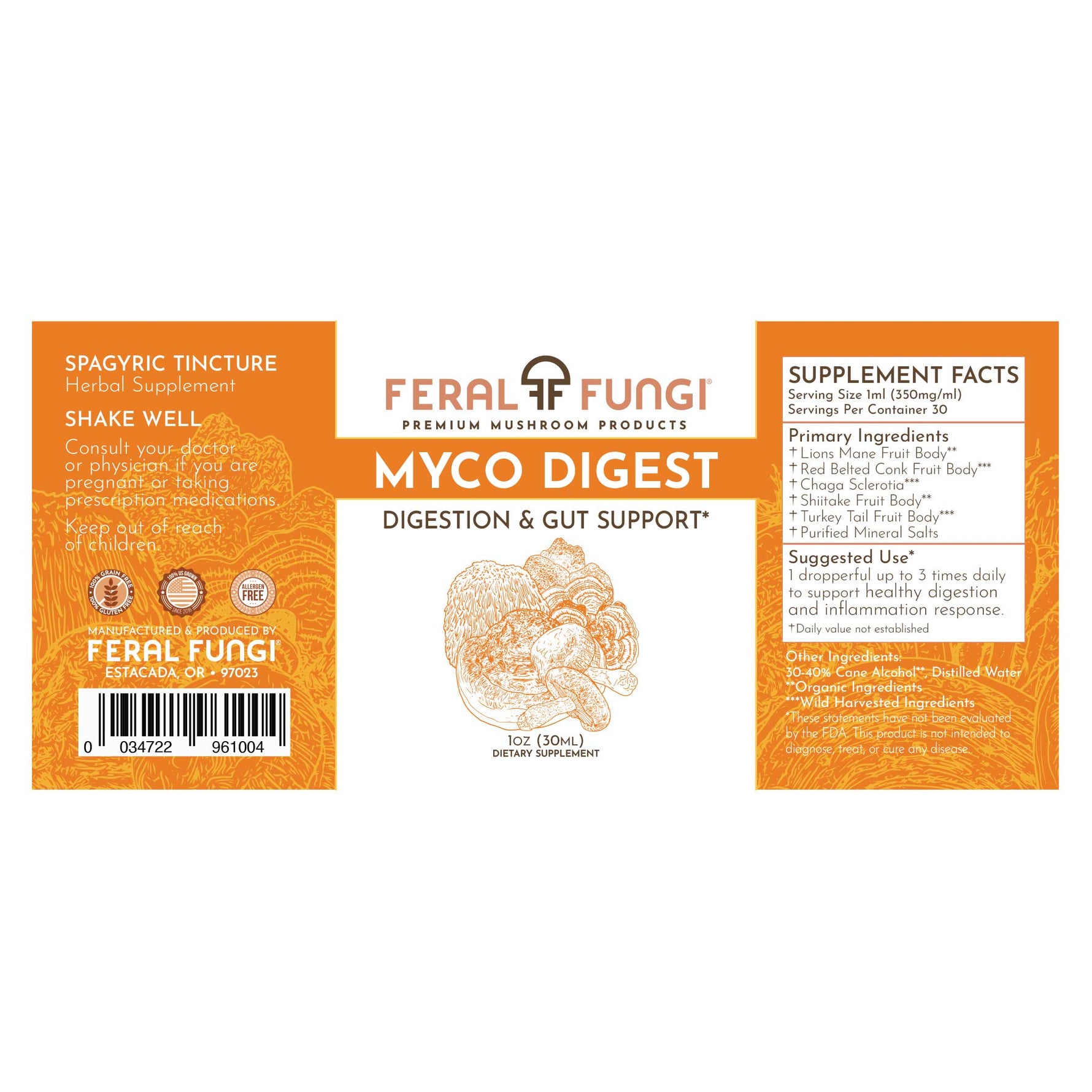 Myco-Digest Spagyric Tincture