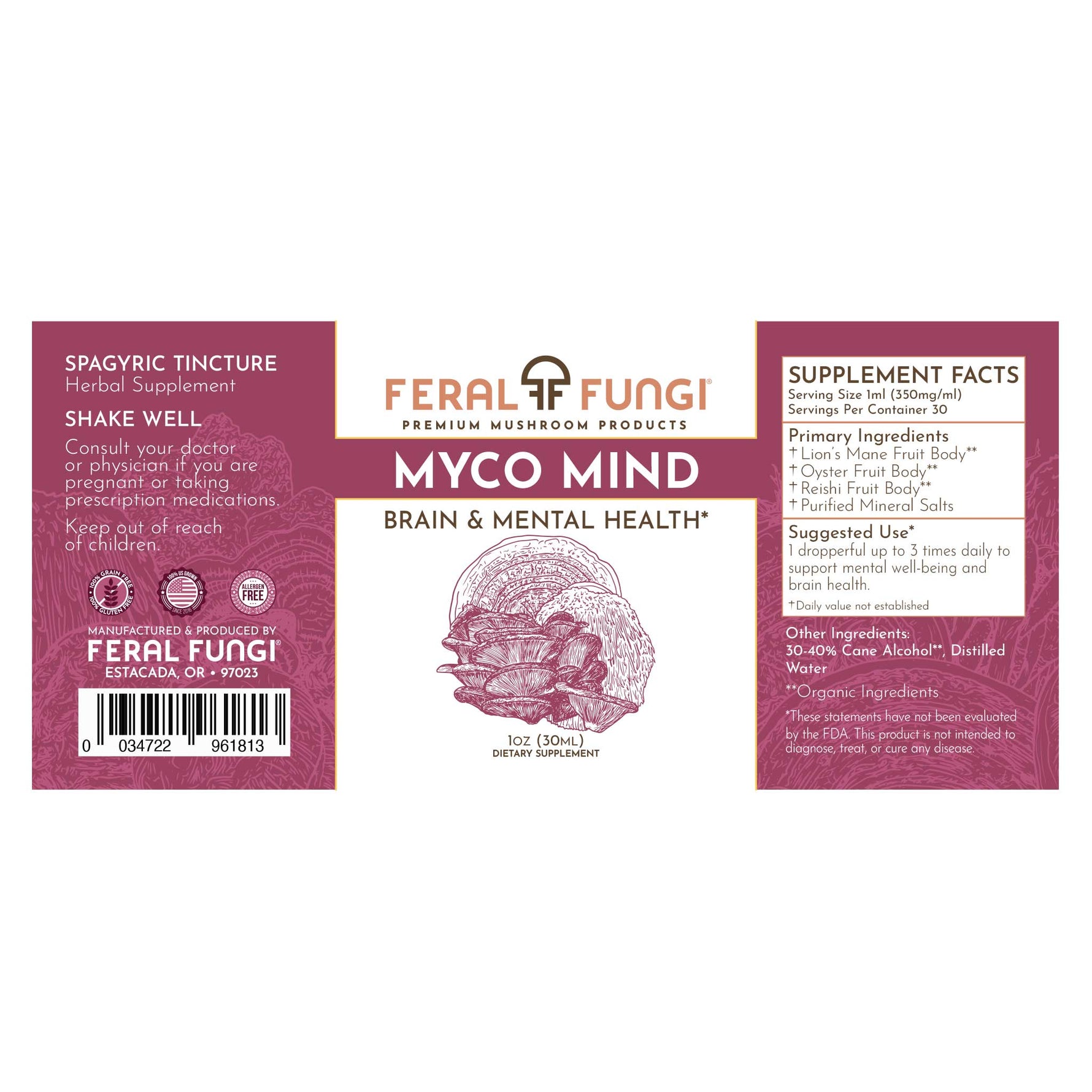Myco-Mind Spagyric Tincture