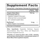 NusaPure Peruvian Black Maca Root Extract 750mg 50:1 - Suitable for Vegetarian/Vegan, Non - GMO - 37500 mg - 200 Capsules