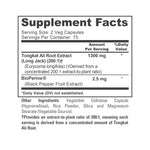 NusaPure Longjack Tongkat Ali 1,300mg 150 Veggie Caps (Non-GMO, Gluten Free) Bioperine